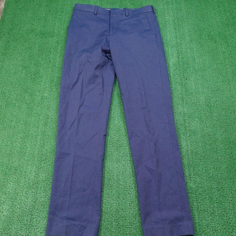 Murano Pants‎ Mens 32x34 Blue Alex Fit Stretch Dress Slacks Wardrobe Essentials